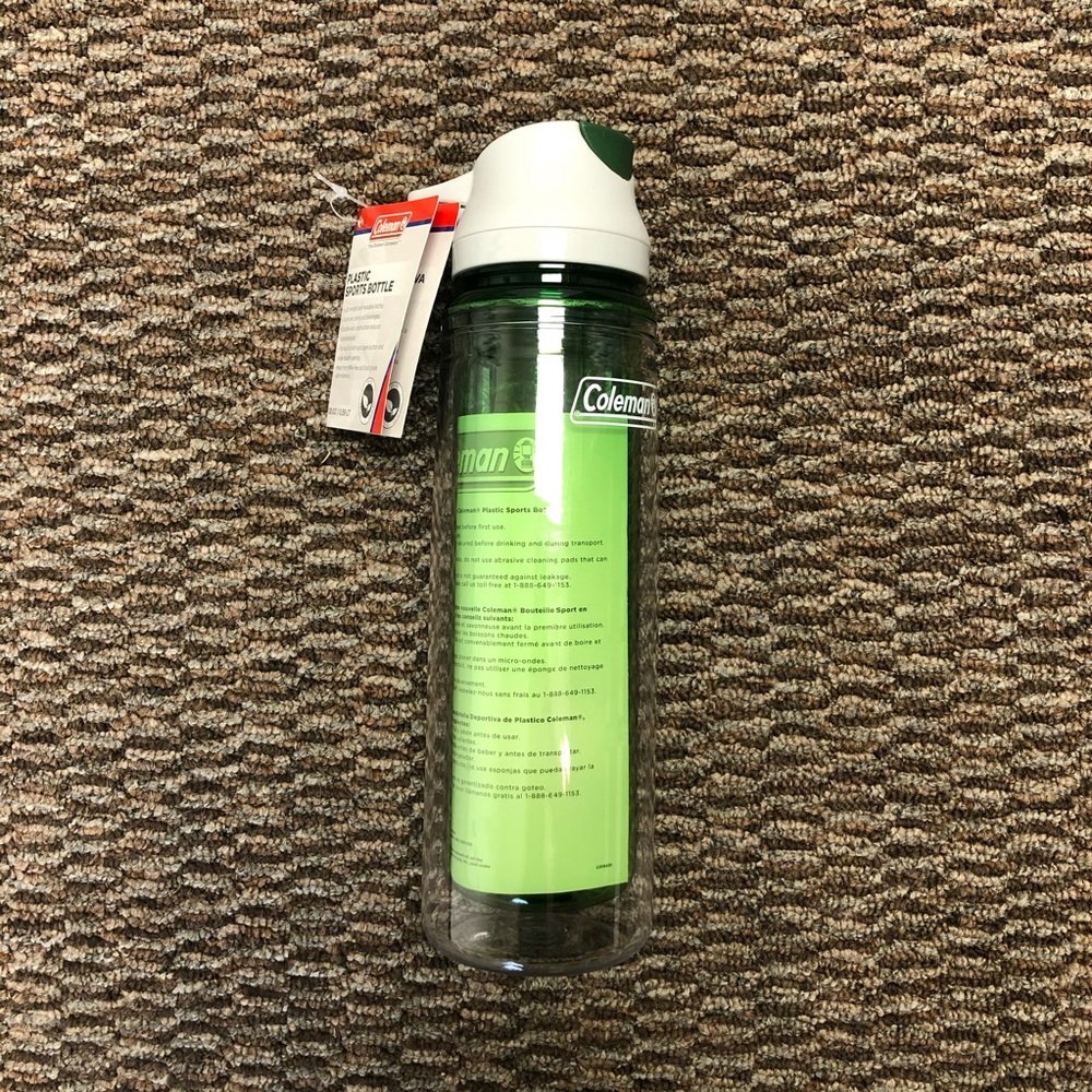 Coleman Plastic Sports Bottle, 20-Ounce